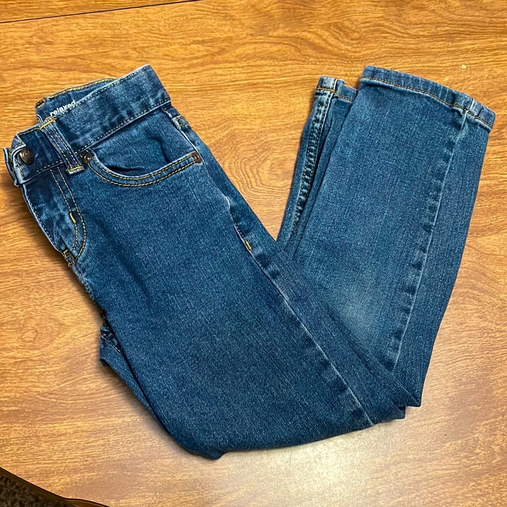 Slim Cut Boys Jeans, Size 6 Slim, Adjustable Waist,  Wonder Nation
